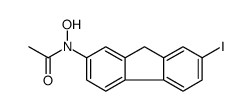 N-羟基-N-(7-碘-9H-芴-2-基)乙酰胺 结构式
