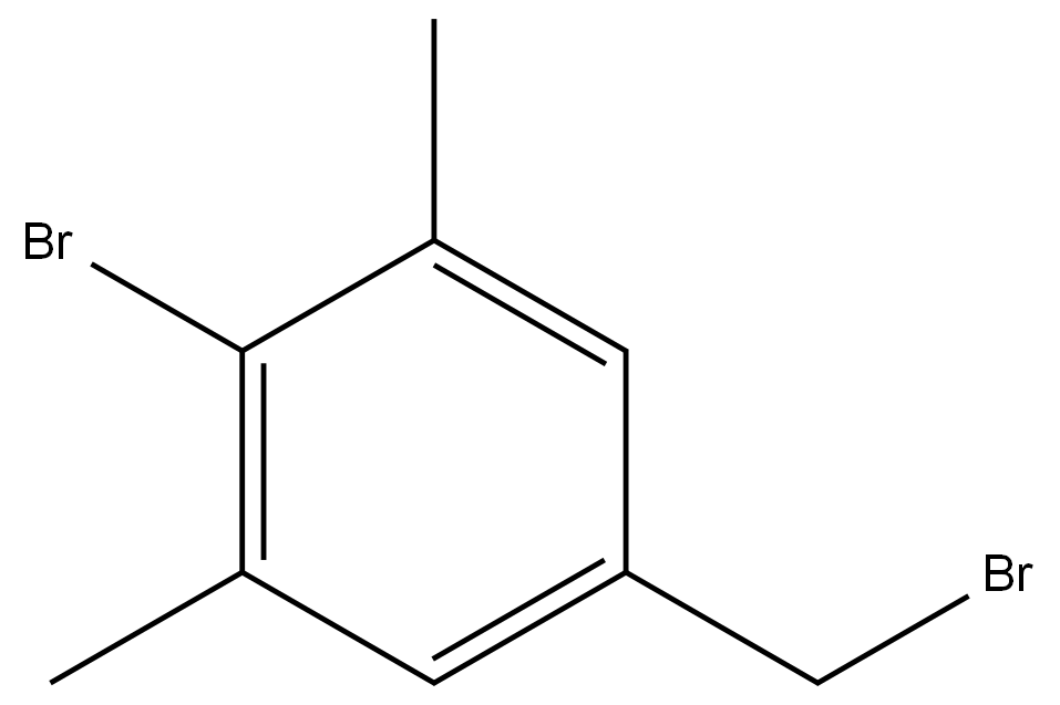 2-溴-5-(溴甲基)-1,3-二甲苯 结构式