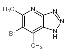 6-溴-5-甲基-1,2,3-三氮唑并[4,5-b]吡啶 结构式