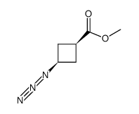 顺式-3-叠氮基环丁烷羧酸甲酯 结构式