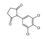 N-(3,4,5-trichlorophenyl)succinimide 结构式