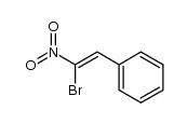 Benzene, [(1Z)-2-bromo-2-nitroethenyl]- 结构式