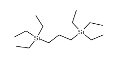 1,3-双(三乙基硅基)丙烷 结构式