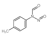 N-亚硝基-N-甲酰基对甲苯胺 结构式