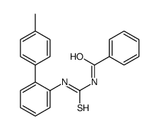 Benzamide, N-[[(4'-methyl[1,1'-biphenyl]-2-yl)amino]thioxomethyl]- 结构式