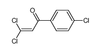 2-Propen-1-one, 3,3-dichloro-1-(4-chlorophenyl)- 结构式