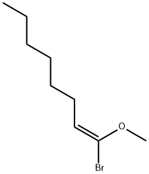 1-Octene, 1-bromo-1-methoxy-, (1E)- 结构式