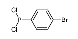 4-溴苯基二氯化膦 结构式