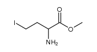 Butanoic acid, 2-amino-4-iodo-, methyl ester, (S)- (9CI) 结构式