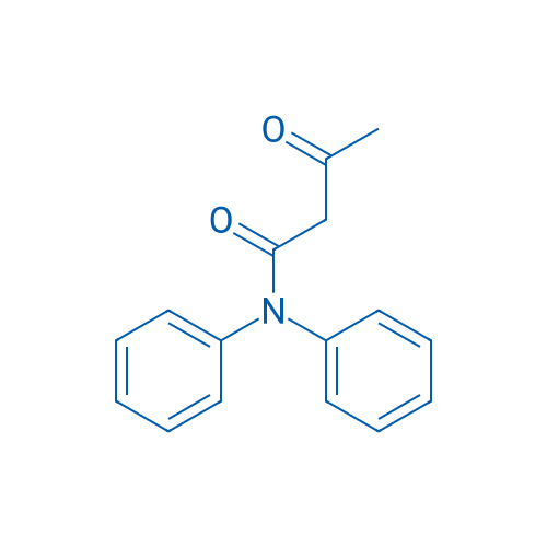 3-oxo-N,N-diphenylbutanamide 结构式