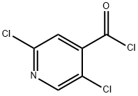 2,5-二氯吡啶-4-羰基氯 结构式