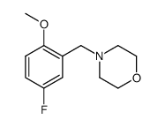 Morpholine, 4-[(5-fluoro-2-methoxyphenyl)methyl]- 结构式