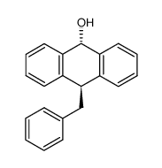 反-10-苄基-9,10-二氢蒽-9-醇 结构式