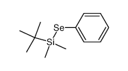 Benzene, [[(1,1-dimethylethyl)dimethylsilyl]seleno]- 结构式