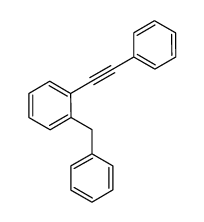 1-苄基-2-(苯乙炔基)苯 结构式
