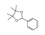 4,4,5,5-四甲基-2-苯基-1,3-二氧戊环 结构式