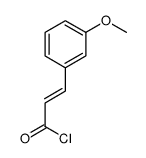 2-Propenoyl chloride, 3-(3-methoxyphenyl)- 结构式