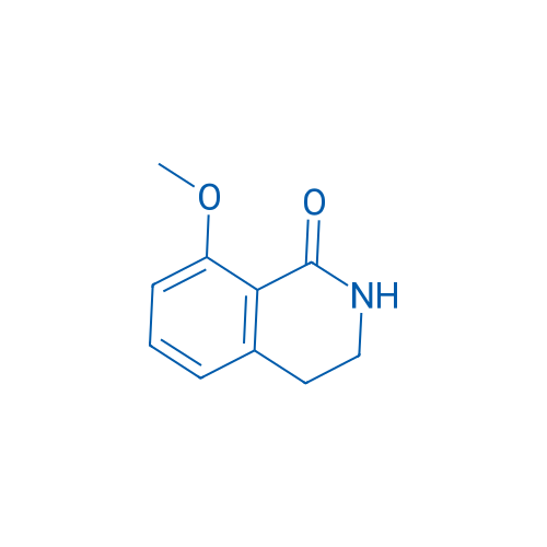 8-甲氧基-3,4-二氢异喹啉-1(2H)-酮 结构式