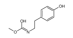 甲基 4-羟基苯乙基氨基甲酯 结构式