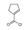 1-环丙基甲酰氯 结构式