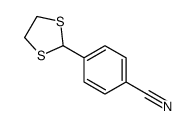 4-(1,3-二硫烷-2-基)苯甲腈 结构式