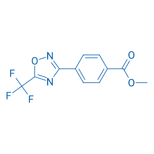 trifluoroMethyl-1,2,4-oxadiazol-3-yl)benzoate 结构式