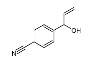 4-(1-羟基-2-丙烯-1-基)苯甲腈 结构式