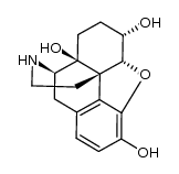 6α-去甲羟吗啡醇 结构式