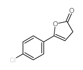 5-(4-氯苯基)-3H-呋喃-2-酮 结构式