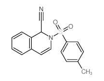 2-(4-methylphenyl)sulfonyl-1H-isoquinoline-1-carbonitrile 结构式