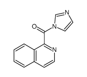 1H-咪唑-1-基-1-异喹啉基甲酮 结构式