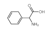 (2R)-氨基(环己-1,4-二烯基)醋酸 结构式