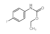 N-(4-氟苯基)氨基甲酸乙酯 结构式