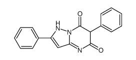 2,6-二苯基吡唑并[1,5-a]嘧啶-5,7(4H,6H)-二酮 结构式
