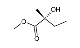 (R)-(-)-Methyl-2-hydroxy-2-methylbutanoate 结构式
