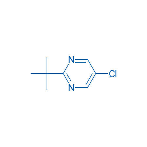 2-(叔丁基)-5-氯嘧啶 结构式