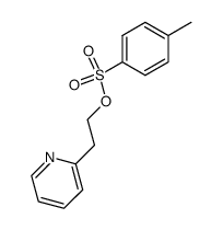 2-Pyridineethanol, 2-(4-methylbenzenesulfonate) 结构式