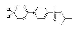 4-[methyl(propan-2-yloxy)phosphoryl]-3,6-dihydro-2H-pyridine-1-carboxylic acid 2,2,2-trichloroethyl ester 结构式