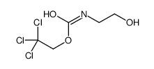 Carbamic acid, N-(2-hydroxyethyl)-, 2,2,2-trichloroethyl ester 结构式