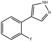 4-(2-氟苯基)-1H-吡唑 结构式