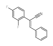 Acrylonitrile,2-(2,4-difluorophenyl)-3-phenyl- (7CI,8CI) 结构式