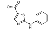 2-苯胺基-5-硝基噻唑 结构式