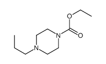 4-丙基哌嗪-1-羧酸乙酯 结构式
