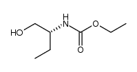 氨基甲酸 (R)-[1-(羟甲基)丙基] 乙酯 结构式