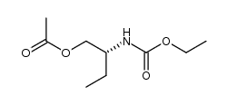 Carbamic acid, [1-[(acetyloxy)methyl]propyl]-, ethyl ester, (R)- (9CI) 结构式