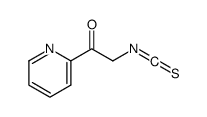 2-异硫氰酸根-1-(2-吡啶基)乙酮 结构式