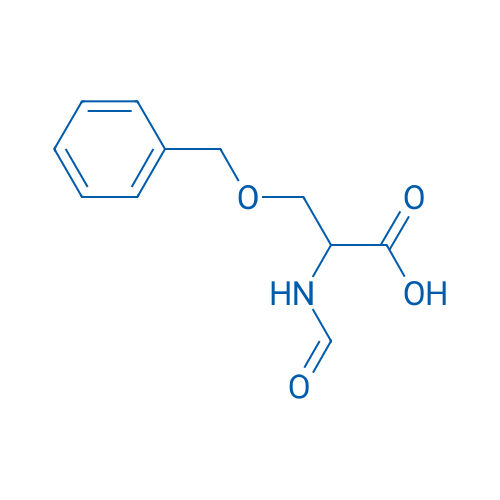 3-(Benzyloxy)-2-formamidopropanoic acid 结构式