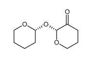 二氢-2-[(四氢-2H-吡喃-2-基)氧基]-2H-吡喃-3(4H)-酮, (R*,S*)- 结构式