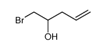 1-溴-4-戊烯-2-醇 结构式