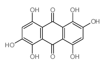 1,2,4,5,6,8-六羟基蒽-9,10-二酮 结构式